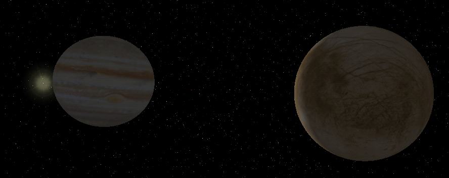 Europa e Jupiter