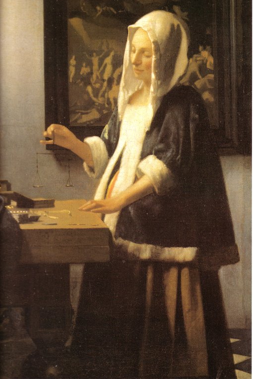 A Pesagem das Pérolas - Vermeer