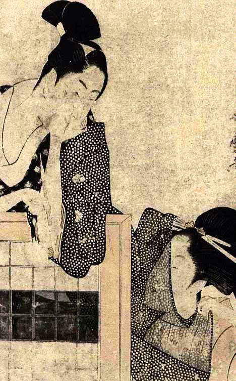 Os Amantes - Utamaro