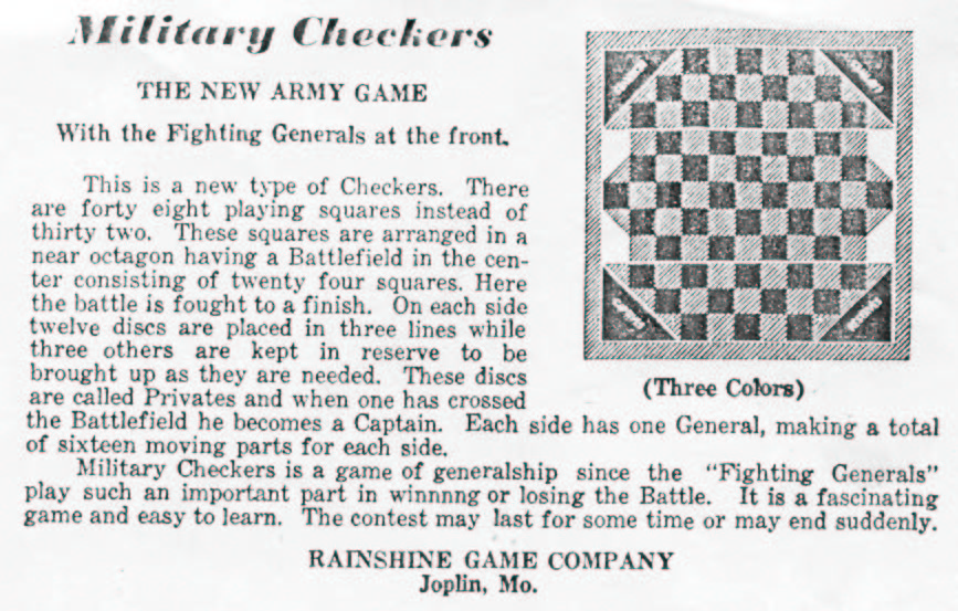 Checkers Rules